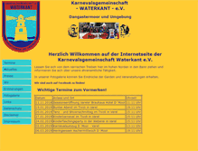 Tablet Screenshot of kg-waterkant.de